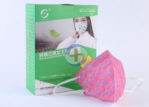 水刺布印花口罩/女士款 水刺布印花口罩/女士款